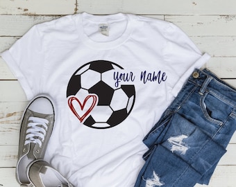 Soccer SVG Ball Heart FBC High School Spirit Middle Junior Mom T-Shirt Design Mascot Tailgate Shirt Fall Club Cricut Cut Files Silhouette