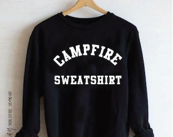 Bluza z kapturem Campfire SVG Camping Camp koszulka do picia wędkarstwo polowanie przygoda na zewnątrz góry Namiot piesze wycieczki letnie wakacje
