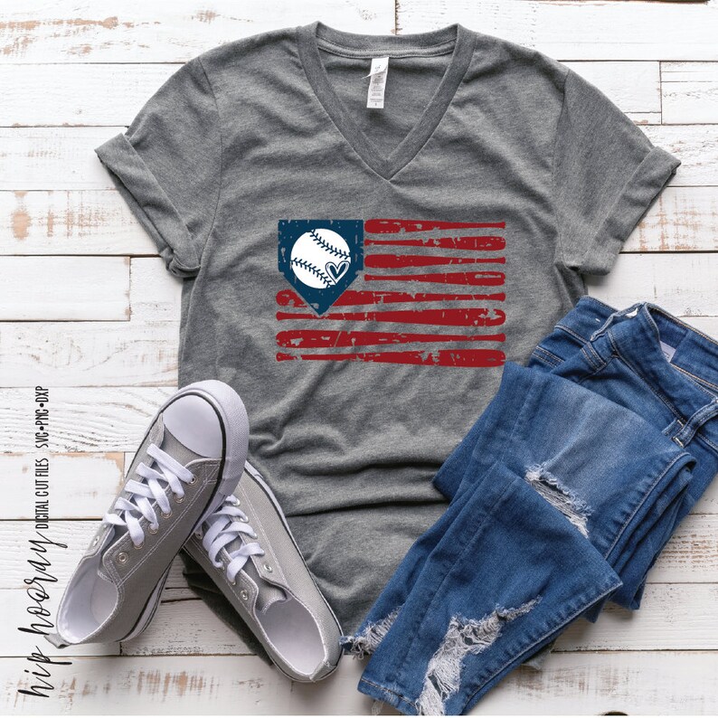 Download Baseball SVG American Flag Bats Fastpitch Tshirt Dad Heart ...