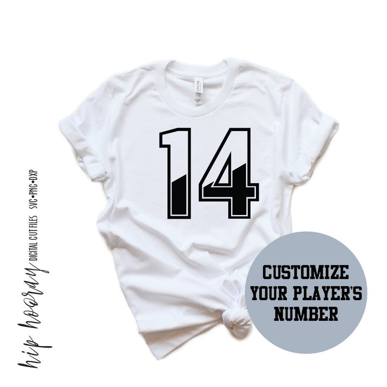 Jersey SVG Number Football Baseball Basketball Soccer Fastpitch Track Wrestling Numbers Heart Shirt Fall Club Cricut Cut Files Silhouette