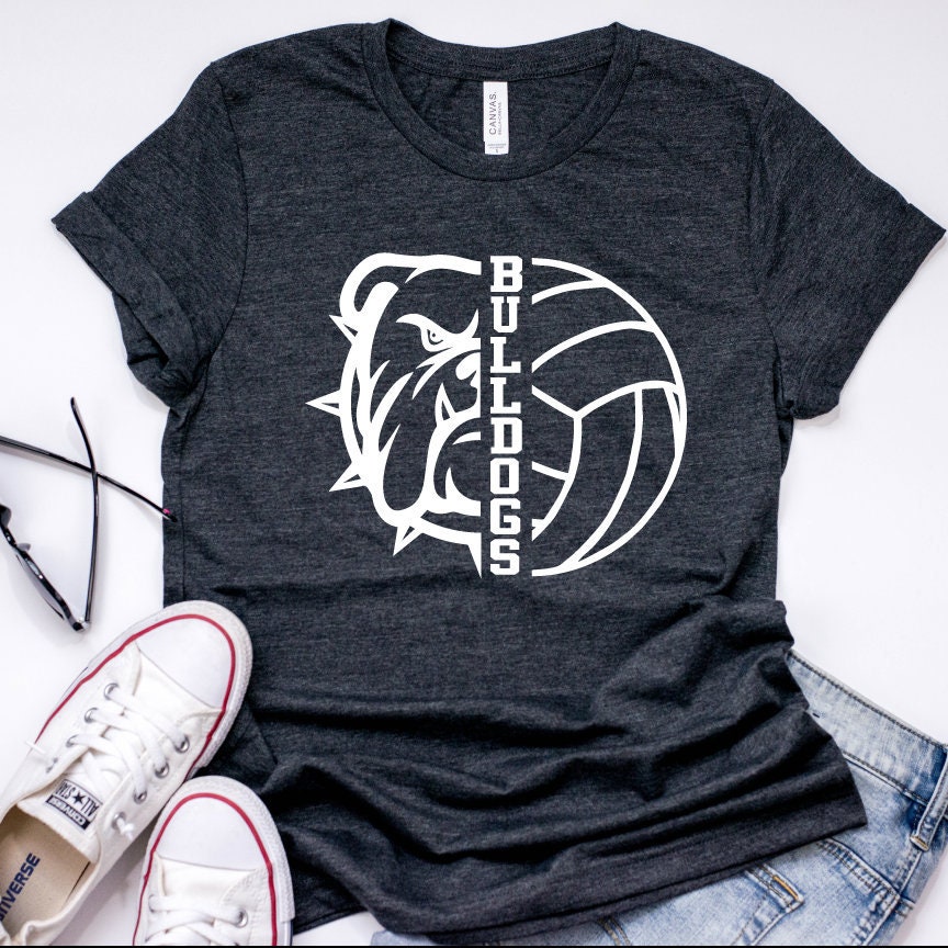 Download Bulldogs Volleyball SVG Tailgate Grunge Club Mom Shirt ...