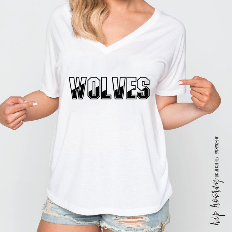 Wolves SVG Wolf Football Cheer Track Baseball Wrestling Dance | Etsy