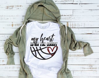Basketball SVG Court Mom Dad shirt March Madness Baller Lady Ball Team Spirit Mascot Iron Tee shirt Silhouette Studio Vinyl Cut Files Cricut
