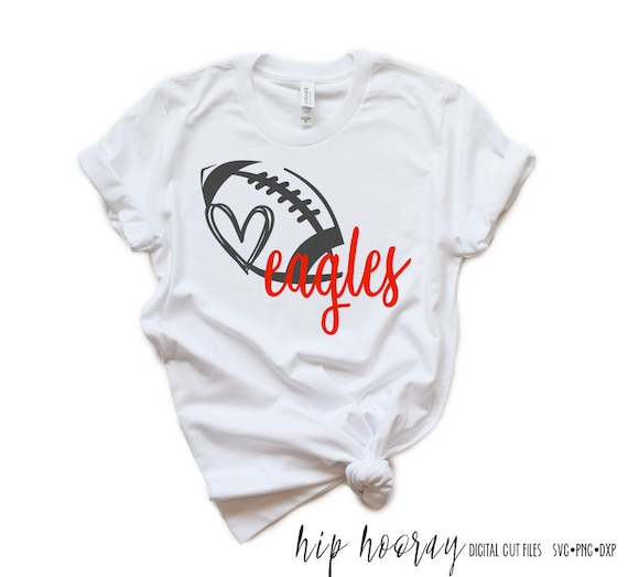 Eagles SVG Football SVG Eagle T-shirt Design Mascot Tailgate 