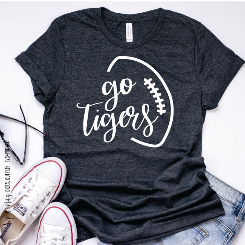 Download Go Tigers SVG Football SVG Tiger School Mom Gigi Sister T-Shirt Design Shirt Fall Friday Night ...