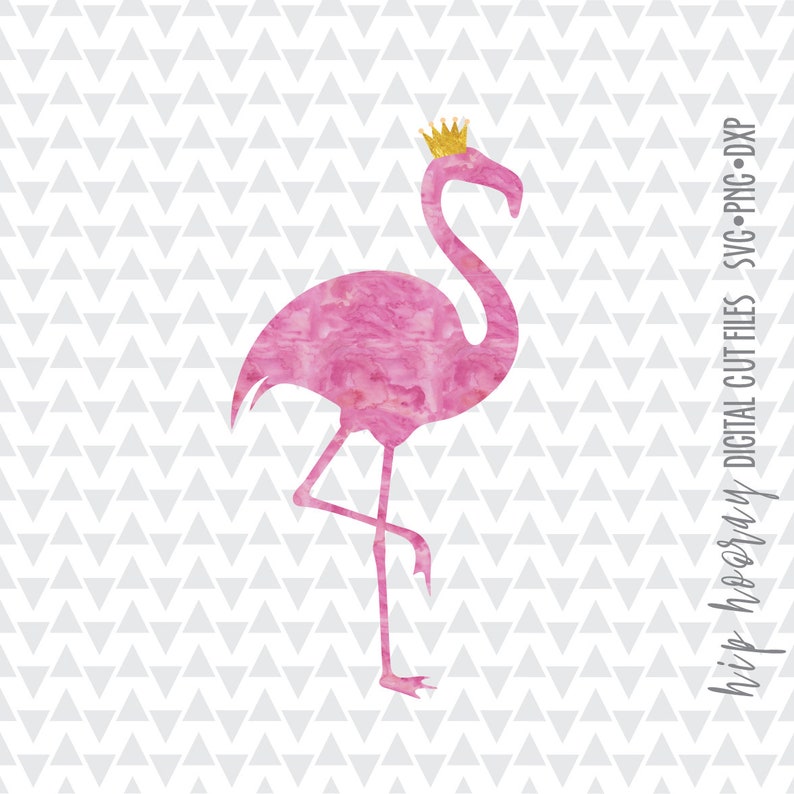 Download Pink Flamingo Lets Watercolor Girl Iron On SVG PNG | Etsy