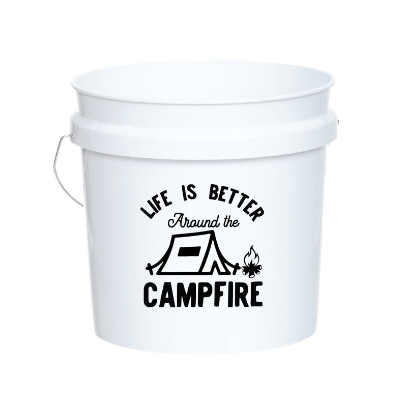 Camping bucket svg Tent Camping Pail Camping Bucket svg Bundle Camper Tent
