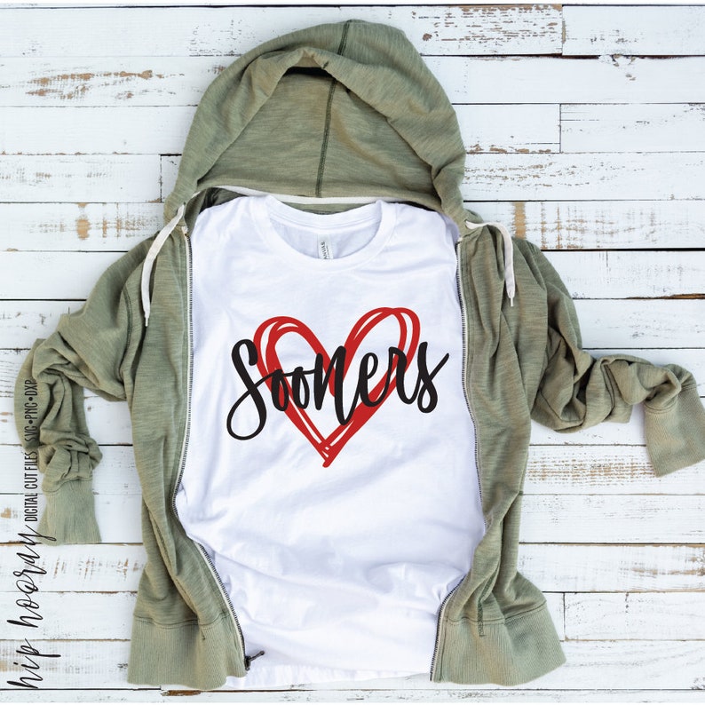 Sooners Svg Heart Football Baseball Volleyball Fastpitch Love Cheer Mom Shirt Cricut Silhouette School Iron on tshirt vinyl clipart