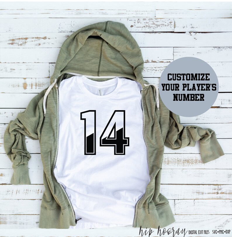 Jersey SVG Number Football Baseball Basketball Soccer Fastpitch Track Wrestling Numbers Heart Shirt Fall Club Cricut Cut Files Silhouette