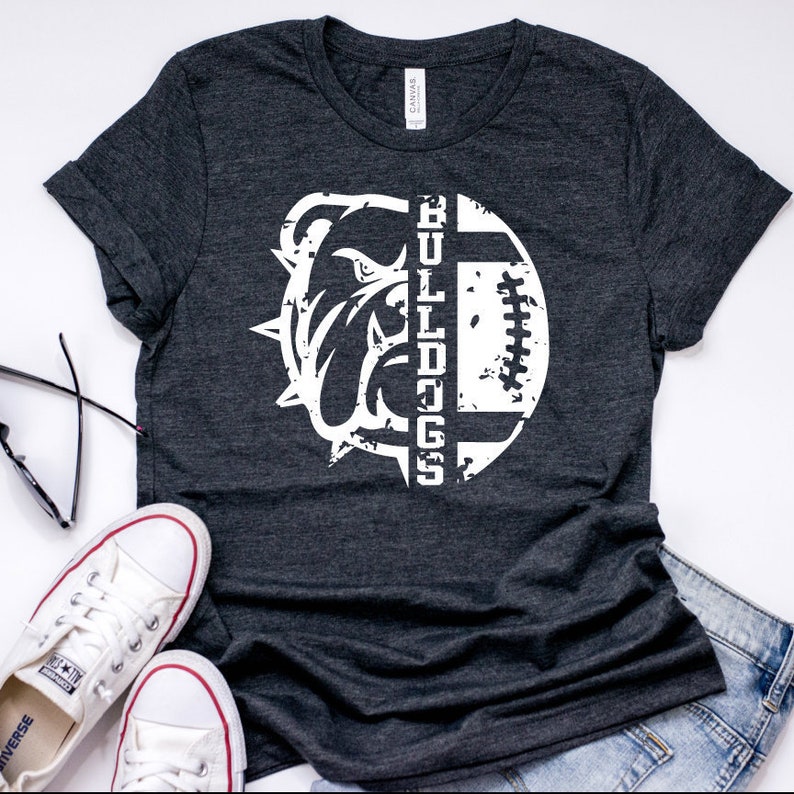 Bulldogs SVG Football SVG Bulldog T-shirt Design Mascot - Etsy