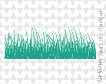 Pâques herbe printemps SVG, DXF, PNG, fichiers de coupe pour Cricut Explore Silhouette Cameo & Clipart, téléchargement numérique