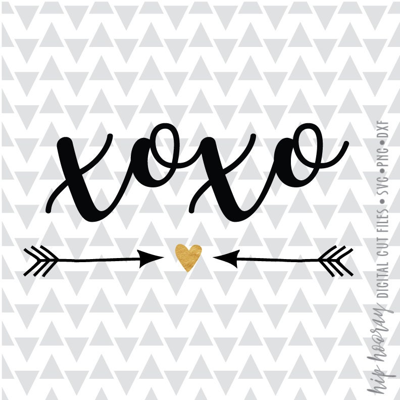 Download XOXO svg arrow svg valentine day tee wedding svg heart ...
