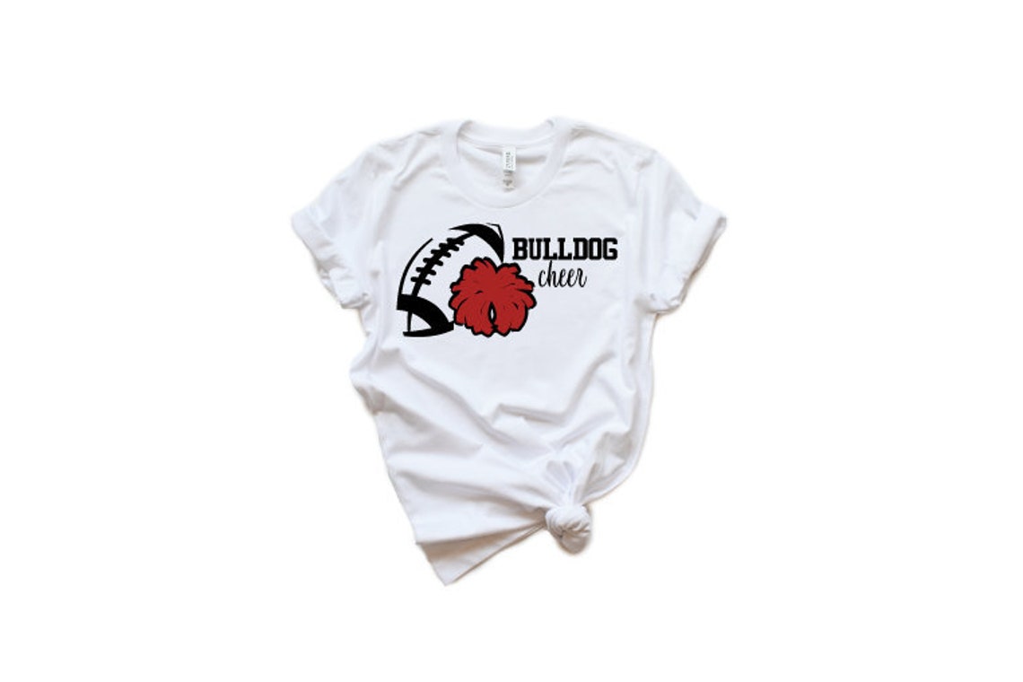 Bulldogs Cheer Cheerleader SVG Tailgate Mom Shirt Fall Friday Etsy