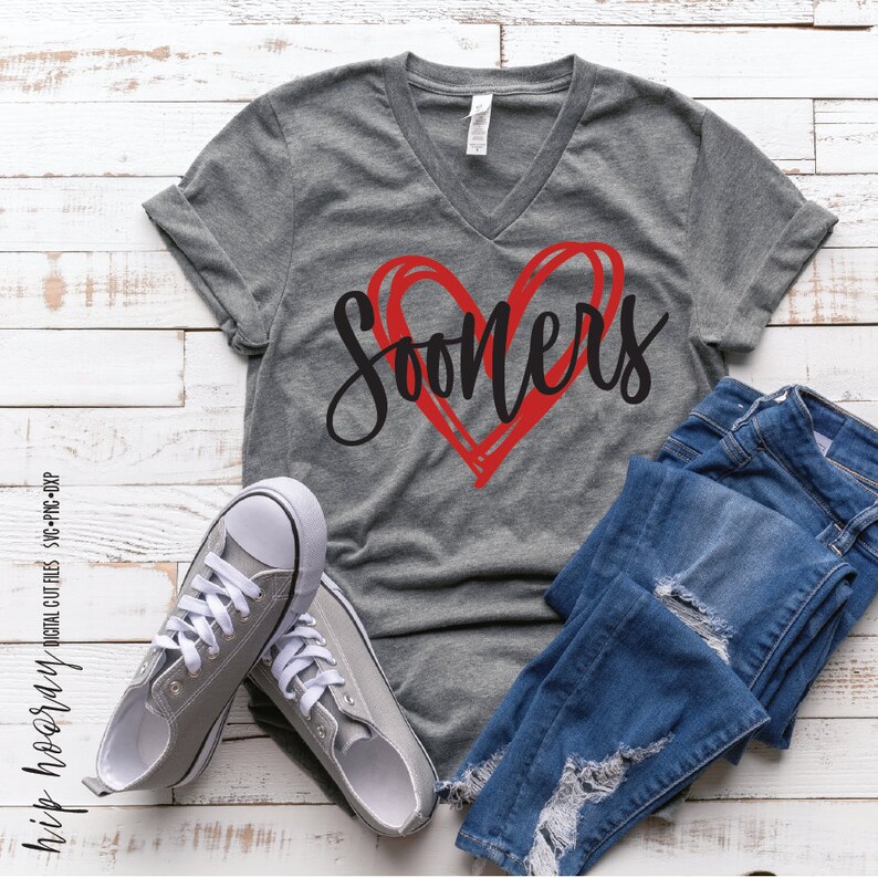 Sooners Svg Heart Football Baseball Volleyball Fastpitch Love Cheer Mom Shirt Cricut Silhouette School Iron on tshirt vinyl clipart