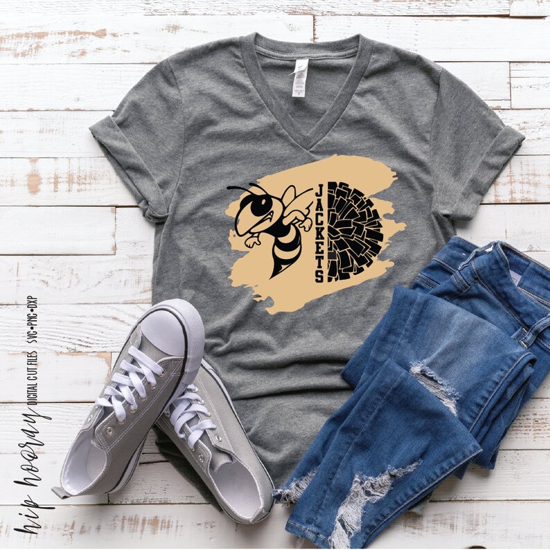 Download Cheer svg Jackets Team Cheer Shirts Cheerleader SVG Yellow ...