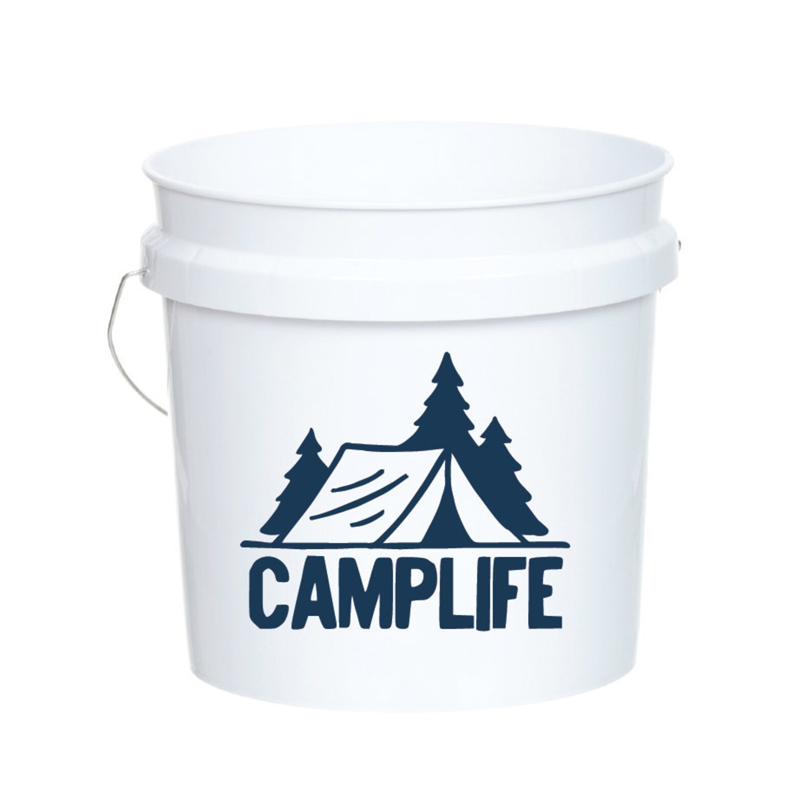Camping Bucket Svg Camping Pail Campfire SVG Tent Camplife Etsy