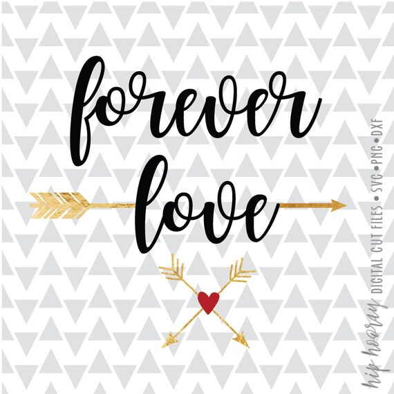 Download Forever Love arrow svg dxf png ai pdf jpg heart wedding ...