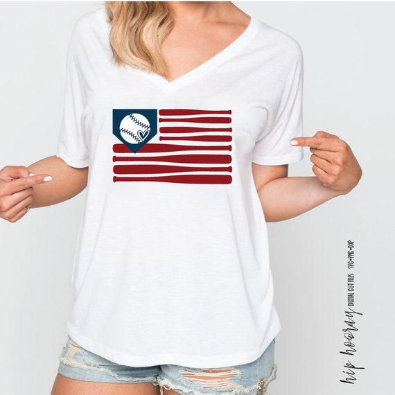 Download Baseball SVG American Flag Bats Fastpitch Tshirt Dad Heart ...
