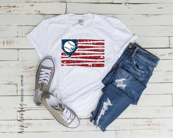 Download Baseball Svg American Flag Bats Fastpitch Tshirt Dad Heart Mom Etsy