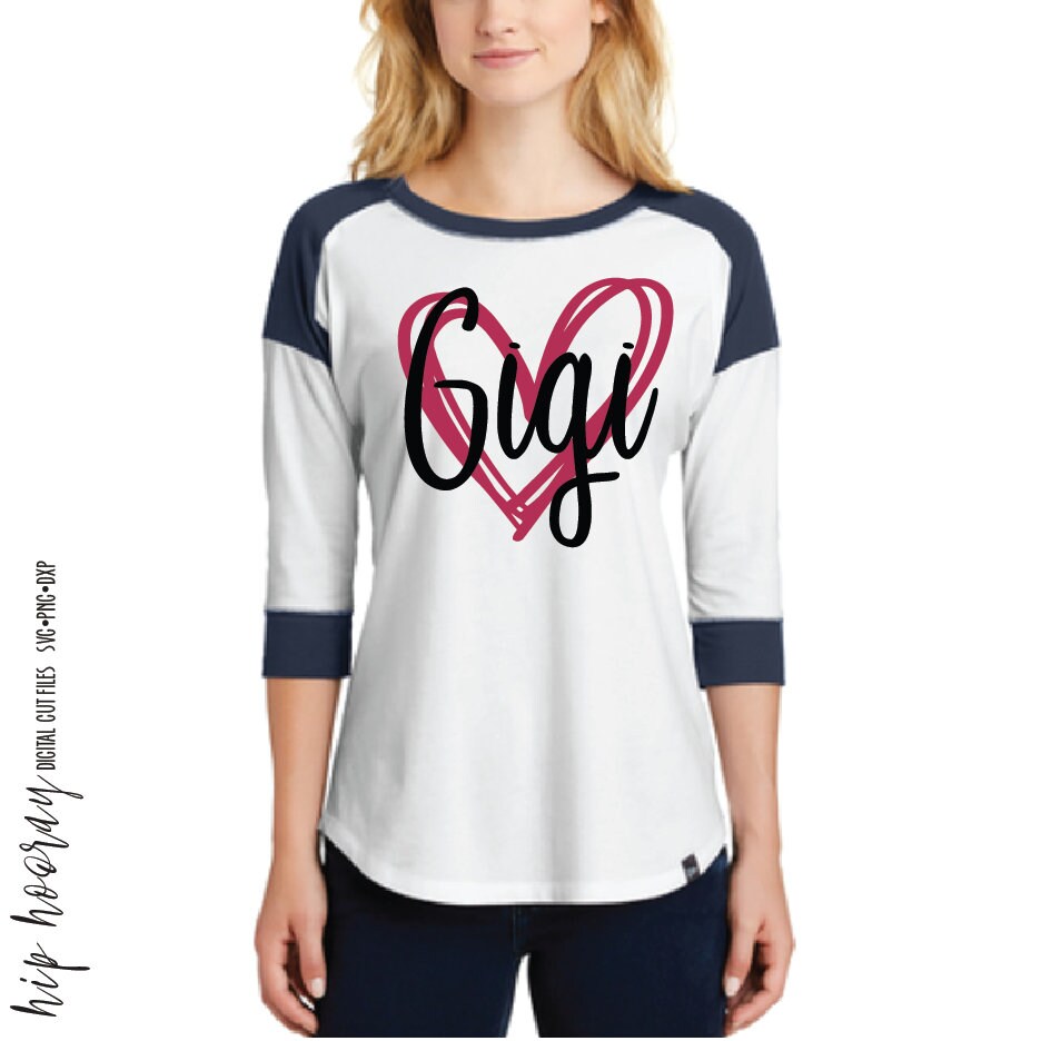 Women's Gigi Heart Graphic Hoodie – Grandma Gift, Soft Cotton Blend, X-Large - View #3
