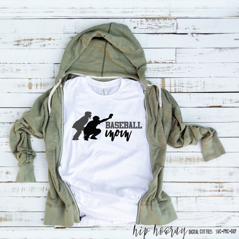 Baseball Mom SVG Catcher Ump Tshirt Heart Mom Little League Etsy