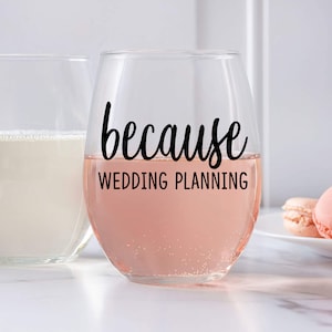 Omdat Wedding Planning SVG Wine Funny glass Bride to Be Bachelorette Future Mrs Finance