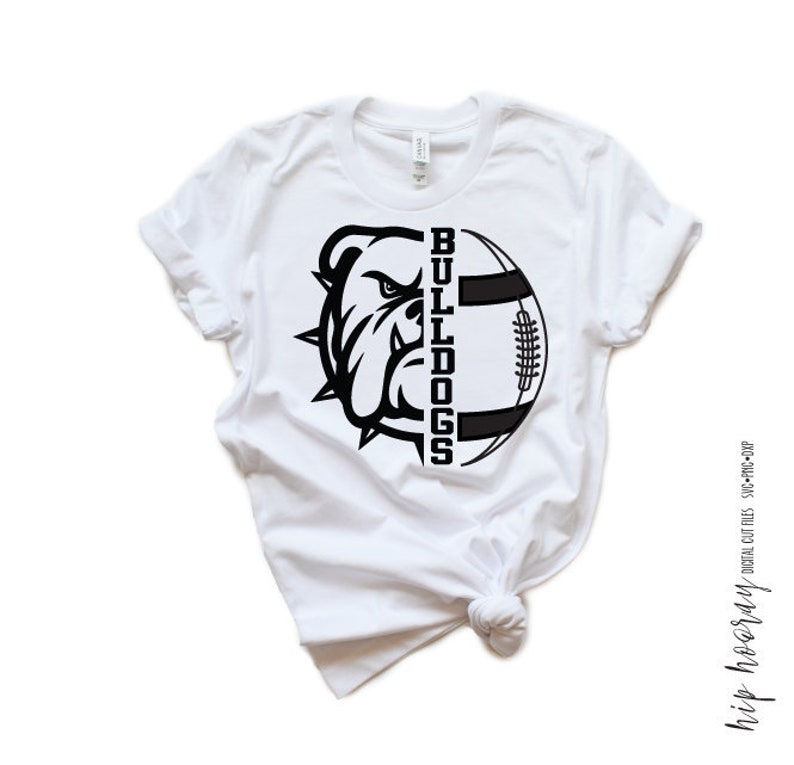 Download Bulldogs SVG Football SVG Bulldog T-Shirt Design Mascot | Etsy