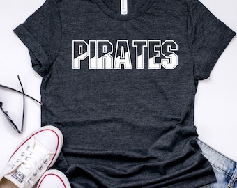 Pirates SVG Cheerleader Baseball basketball Track School Spirit College Pirate Mascot Basket Team Spirit Iron on tshirt vinyl clipart