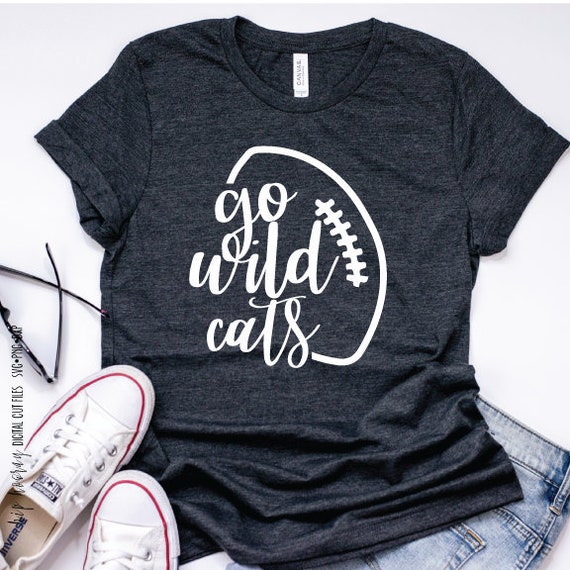 Download Wildcats SVG Football SVG Wildcat Mom T-Shirt Design Mascot | Etsy