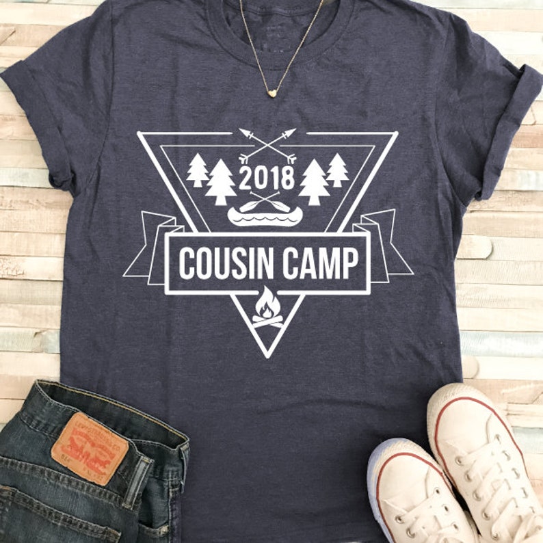 Cousin Canoe Camp SVG Summer Family Shirt Grandma Grandpa | Etsy