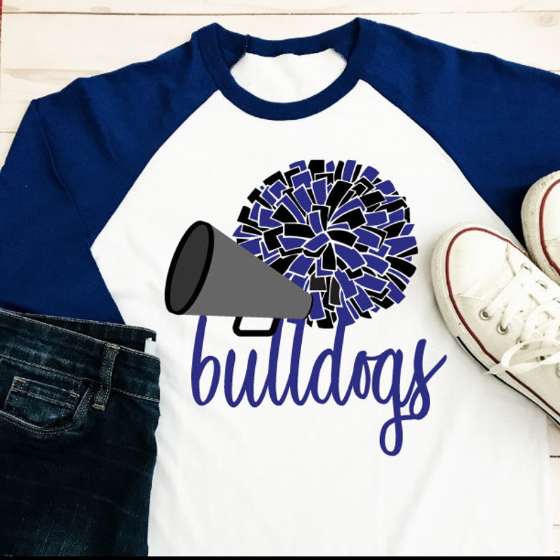 Bulldogs Cheer Cheerleader SVG Tailgate Mom Shirt Fall Friday Night