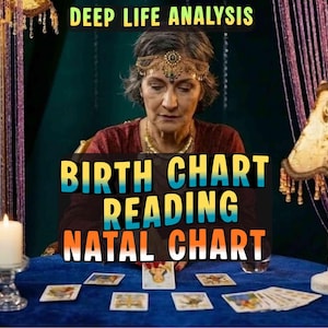 Birth Chart Reading | In Depth Natal Chart Astrology Report + 1 Year Forecast | Personalized Analysis, Love Career Life | Same Day