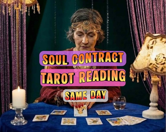 Soul Contract Tarot Reading Same Day, Karmic Connection Psychic Reading, Past Life Energy, Soulmate & Twin Flame Spiritual Insight