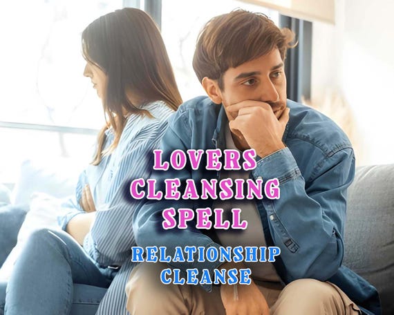 Lovers Cleansing Spell Reading | Relationship Cleanse, Remove Negative Energy | Couple Energy Healing, Restore Harmony Ritual | Same Day