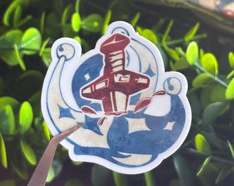 Blut am Glockenturm inspirierter Sticker: Fool x Assassin