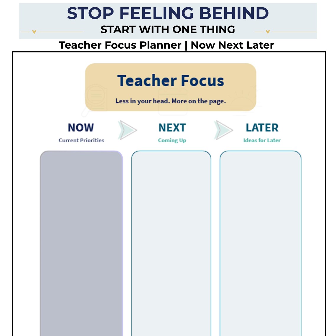 Organisation Prioritization Activity Task Children.pdf Teacher Lesson Planner Printable PDF | Now Next Later | Organization ...