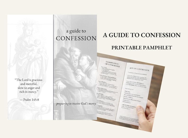Catholic Confession Guide Printable | How to Go to Confession ...