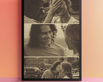 Heath Ledger Poster, 10 Things I Hate About You Wall Art, Romantic Movie Print, Vintage Film Aesthetic Decor, Iconic Love Scene Poster