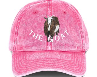 De originele kunst vintage katoenen pet van The Goat