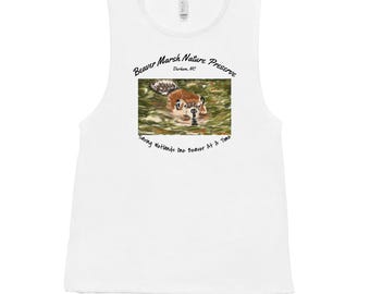 Beaver Marsh Wetlands Ladies’ Muscle Tank