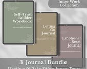 Inner Work Journal Bundle | Emotional Reset, Letting Go & Self-Trust (PDF Download, GoodNotes Compatible)