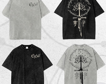 Camiseta vintage lavada, regalo para fans, estilo streetwear gótico, camisa extragrande