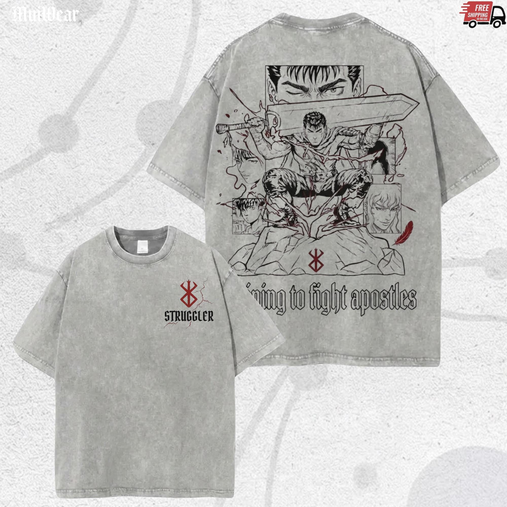 Playera Berserk Anime Manga Gym Casual Ber11 | Meses sin interés