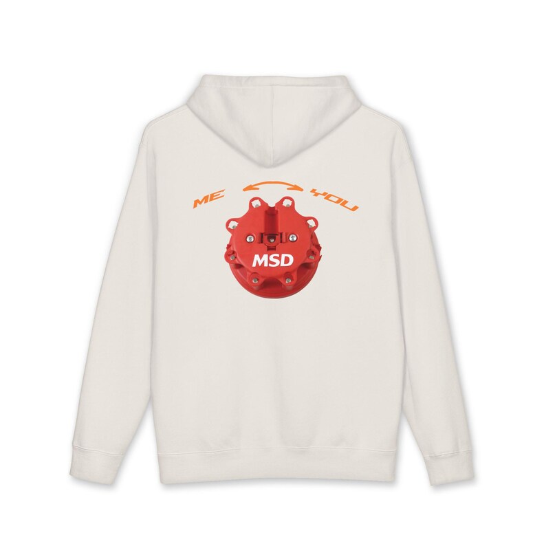 MSD Distributor Cap Hoodie | Automotive Racing Brake Part Graphic image 5