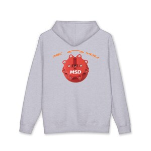 MSD Distributor Cap Hoodie | Automotive Racing Brake Part Graphic image 11
