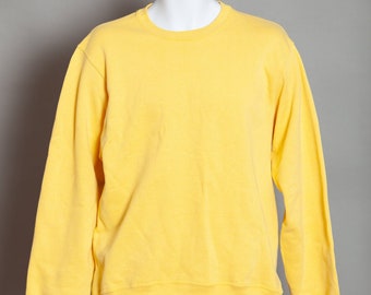 champion light yellow sweatshirt
