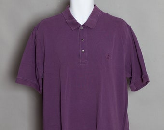 90s Men's Purple Polo Shirt - IZOD - XL