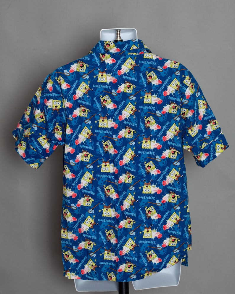 SPONGEBOB SQUAREPANTS Button Down Short Sleeve Shirt - Etsy