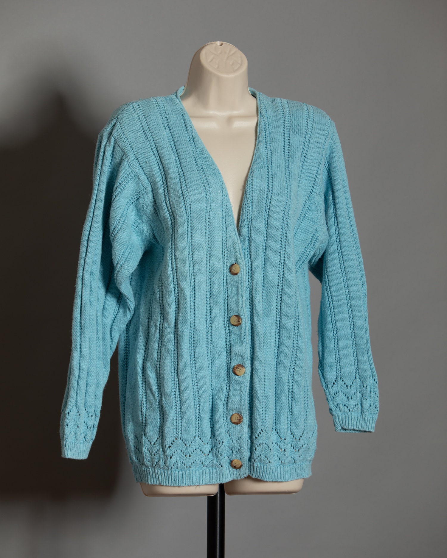 Women's light hotsell blue cardigan sweater