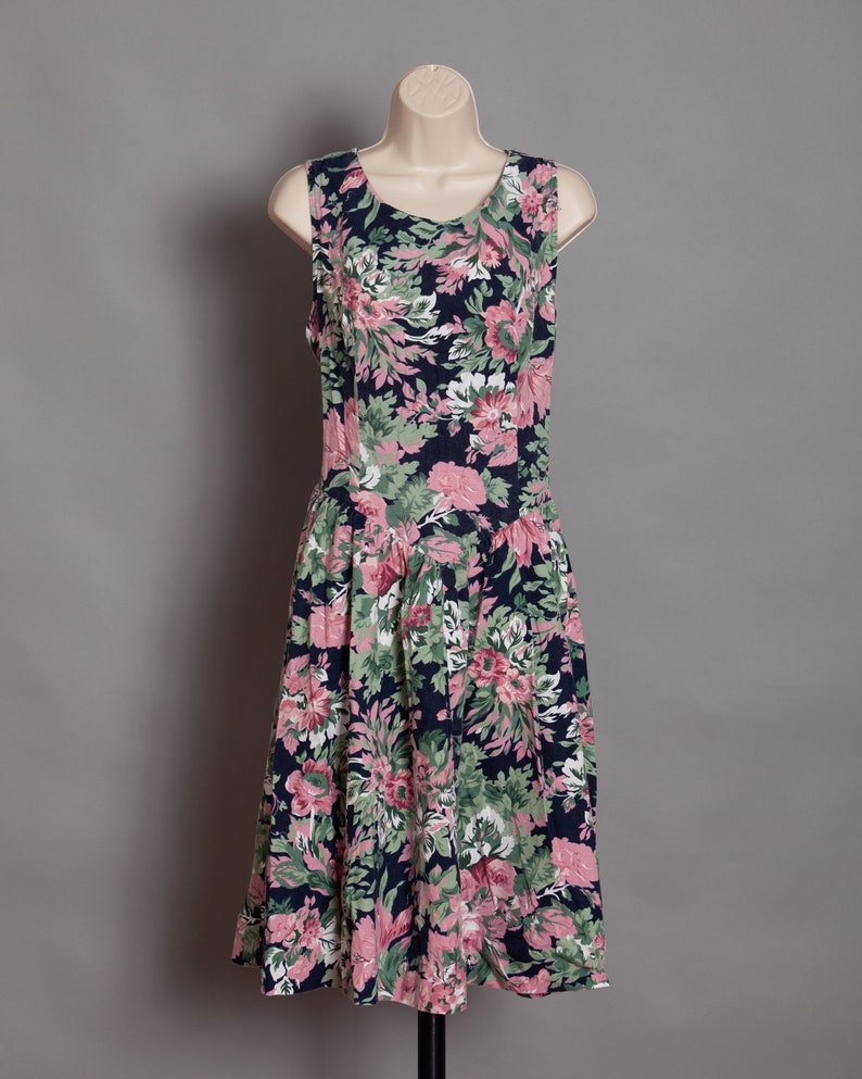 Vintage 80s 90s Floral Dress image 4